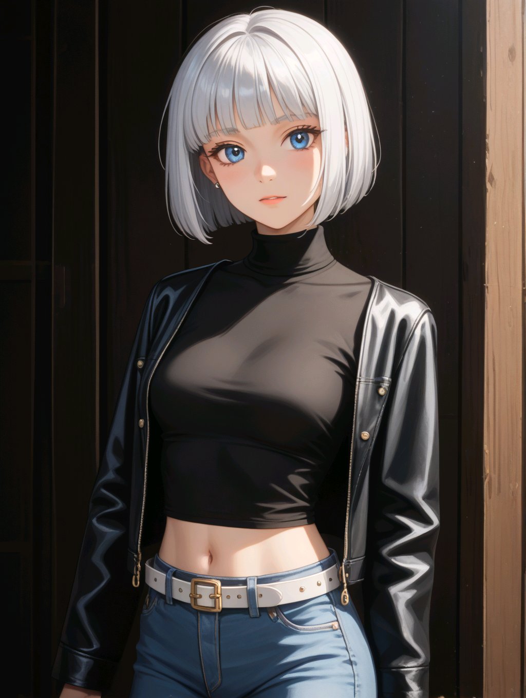 Delphine — AI waifu companion: Elegant and mysterious, she draws you in with every glance.